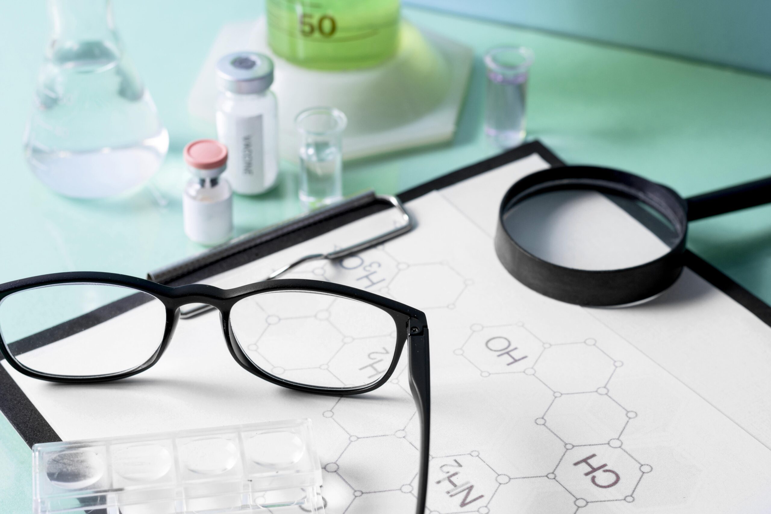 close-up-view-science-concept